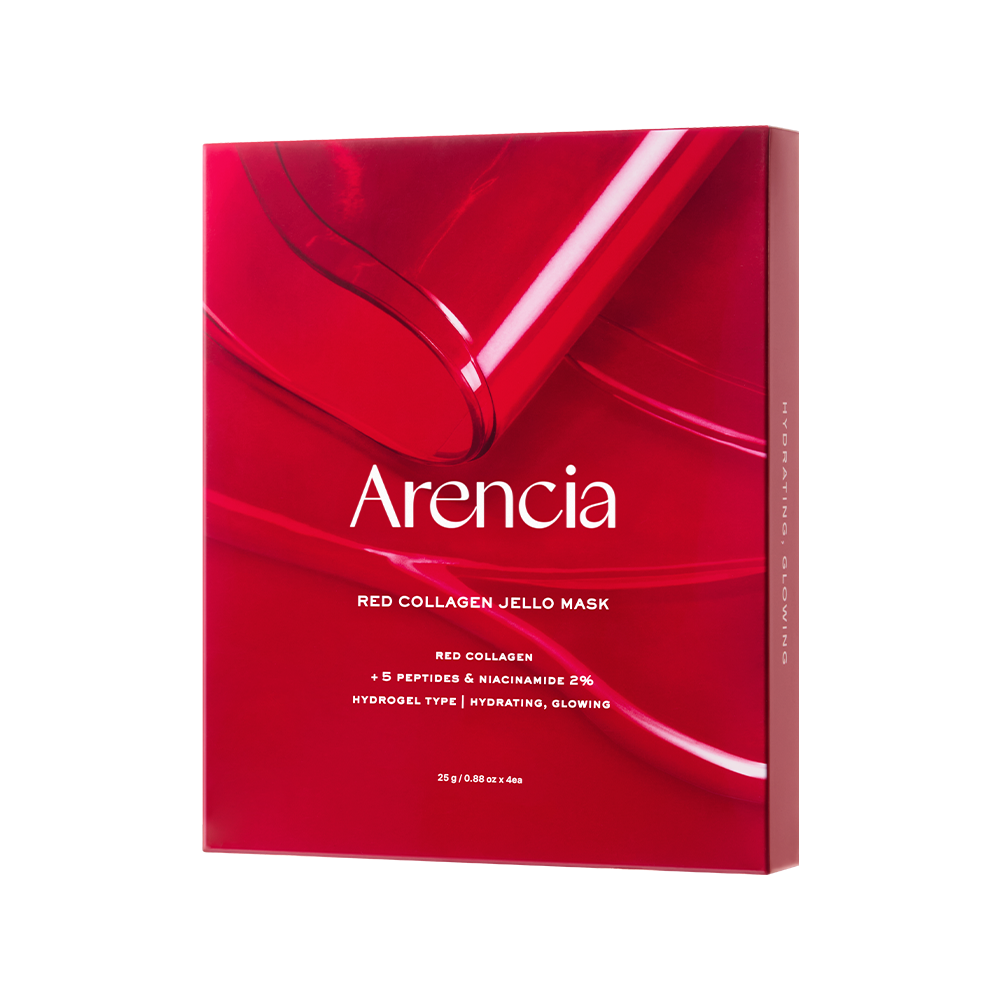 Arencia Red Collagen Gel Mask (4 Sheets)